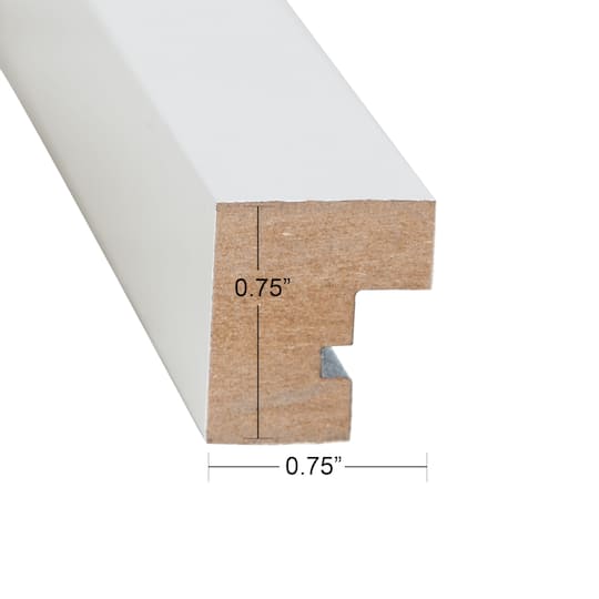 Kate and Laurel 12" x 18" White Gallery MDF Picture Frames with 11" x 17" Mat, 4ct.